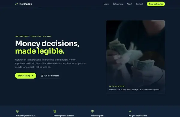 Northpeak — a website we built
