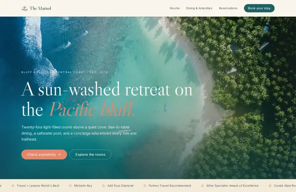 The Marisol — a website we built