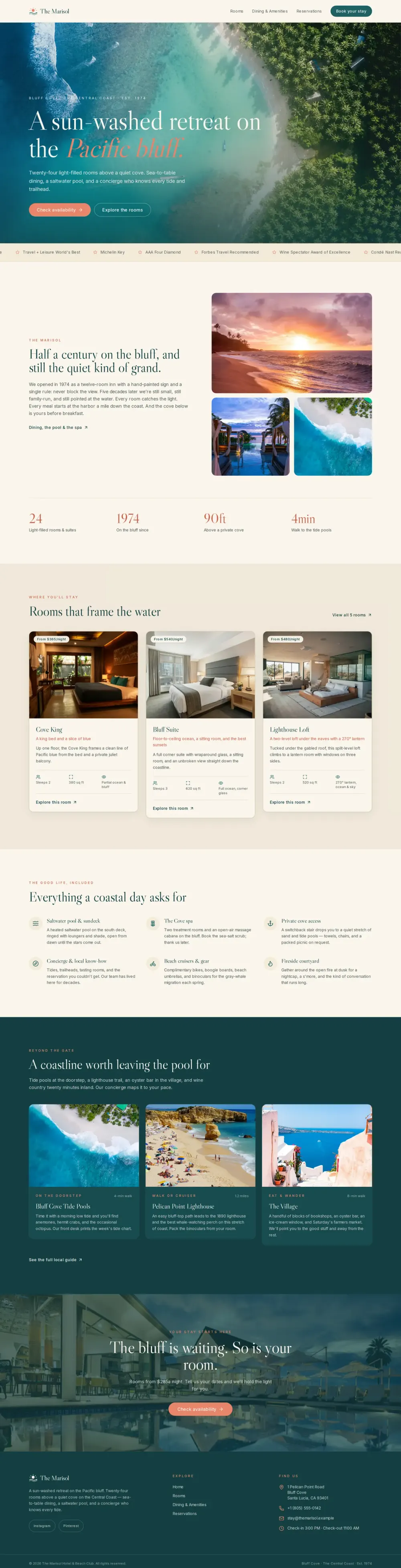 A website we designed and built for a client